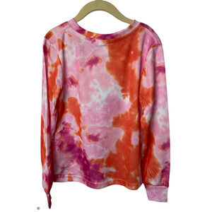 Spicy Tuna Girls Long Sleeve Rash Guard Top Tie Dye  M NWT